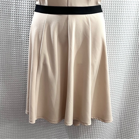 Material Girl ladies Cream and Black Mini Dress size XL - Picture 3 of 7